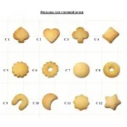 Комплект фильер 5шт. для станка "Универсал" для струнной резки