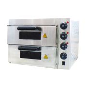 Печь для пиццы двухкамерная IEP-2ST камень (AR) 