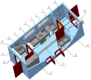 Модульный пункт убоя кроликов в контейнерном исполнении с холодильной камерой охлаждения до 100 туш