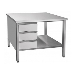 Стол с тумбой островной СТО-7-3