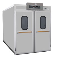 Камера расстойная, нерж сталь, без микроклимата, 2 тележки